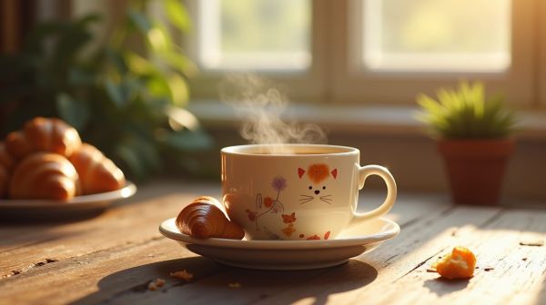 Avez-vous trouvé le mug Bonjour Chaton parfait pour vos matinées ?